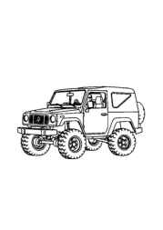 ATVs and Quads Coloring Book 1190F177 (12 Coloring Pages)