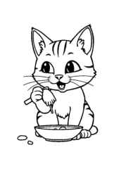 Cat Tina Coloring Book D39DFB0A (12 Coloring Pages)