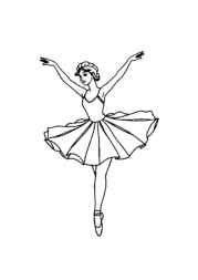 Dancing Coloring Book 76FDD013 (12 Coloring Pages)