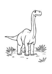 Dinosaurs Coloring Book C92C97A5 (12 Coloring Pages)