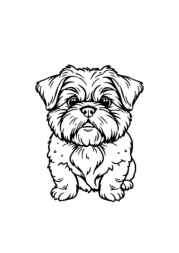 Dogs Coloring Book 2F3044B4 (12 Coloring Pages)