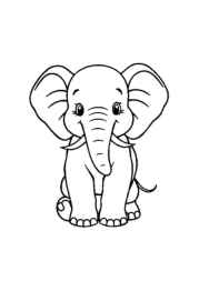 Elephant Klea Coloring Book 121D64EB (12 Coloring Pages)