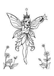 Fairies Coloring Book 92FDB89B (12 Coloring Pages)