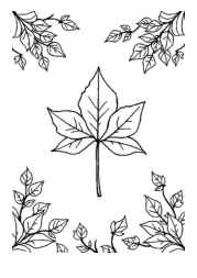 Fall/Autumn Coloring Book 5B02C764 (12 Coloring Pages)