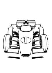 Formula Cars Coloring Book B5C59313 (12 Coloring Pages)