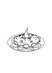 Italian Food Coloring Book 72B9BF7D (12 Coloring Pages)