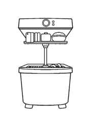 Kitchen Coloring Book AE9D3DB0 (12 Coloring Pages)