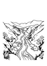 Natural Landscapes Coloring Book 736F262D (12 Coloring Pages)