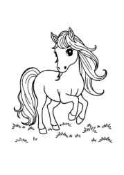 Pony Gaia Coloring Book BBE7A1CE (12 Coloring Pages)