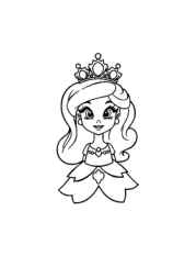 Princess Flora Coloring Book A2357B18 (12 Coloring Pages)
