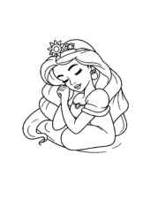 Princess Lily Coloring Book 0E3C234C (12 Coloring Pages)