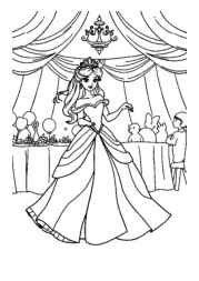 Princess Lily Coloring Book 3937ACAB (12 Coloring Pages)