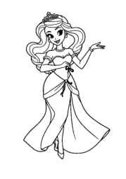 Princess Pia Coloring Book D35B1F41 (12 Coloring Pages)
