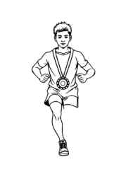 Running Coloring Book A3C14FE1 (12 Coloring Pages)