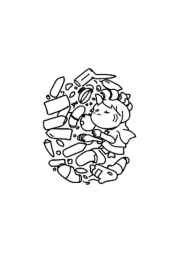 Thai Food Coloring Book 074AA4A4 (12 Coloring Pages)