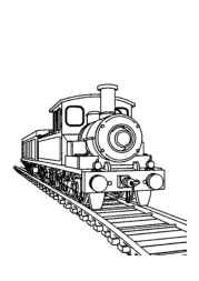 Trains Coloring Book 1F92FF0C (12 Coloring Pages)