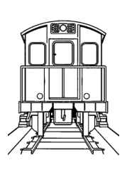 Trains Coloring Book DEA5D0E9 (12 Coloring Pages)