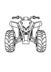 ATVs and Quads Coloring Book 1190F177 (12 Coloring Pages)