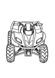 ATVs and Quads Coloring Book 1190F177 (12 Coloring Pages)