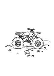 ATVs and Quads Coloring Book 1190F177 (12 Coloring Pages)