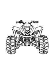 ATVs and Quads Coloring Book 1190F177 (12 Coloring Pages)