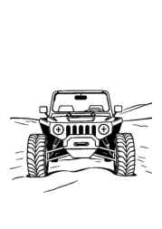 ATVs and Quads Coloring Book 1190F177 (12 Coloring Pages)