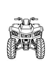 ATVs and Quads Coloring Book 272233BB (12 Coloring Pages)