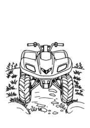 ATVs and Quads Coloring Book 272233BB (12 Coloring Pages)