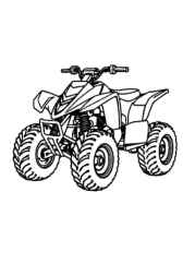 ATVs and Quads Coloring Book 272233BB (12 Coloring Pages)