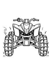 ATVs and Quads Coloring Book 272233BB (12 Coloring Pages)
