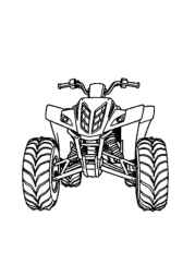 ATVs and Quads Coloring Book 272233BB (12 Coloring Pages)