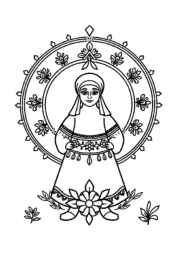 Albanian Culture Coloring Book 05C1B10B (12 Coloring Pages)