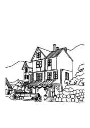 Albanian Culture Coloring Book 05C1B10B (12 Coloring Pages)