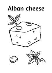 Albanian Food Coloring Book 6F54D04A (12 Coloring Pages)