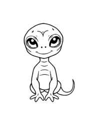 Aliens Coloring Book D452E340 (12 Coloring Pages)