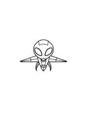 Aliens Coloring Book D452E340 (12 Coloring Pages)