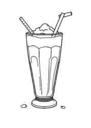 American Food Coloring Book 7137D6A8 (12 Coloring Pages)