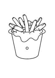 American Food Coloring Book 7137D6A8 (12 Coloring Pages)