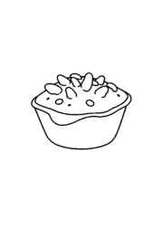 American Food Coloring Book A911BE94 (12 Coloring Pages)