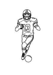 American Football Coloring Book F7DC7D07 (12 Coloring Pages)