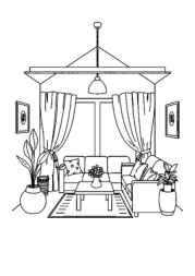 Apartments Coloring Book 666EB952 (12 Coloring Pages)