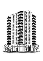 Apartments Coloring Book 666EB952 (12 Coloring Pages)