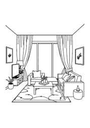 Apartments Coloring Book 666EB952 (12 Coloring Pages)