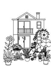 Apartments Coloring Book 666EB952 (12 Coloring Pages)