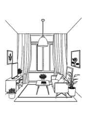 Apartments Coloring Book 666EB952 (12 Coloring Pages)