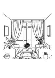 Apartments Coloring Book 9FE90862 (12 Coloring Pages)