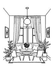 Apartments Coloring Book 9FE90862 (12 Coloring Pages)