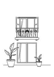 Apartments Coloring Book 9FE90862 (12 Coloring Pages)