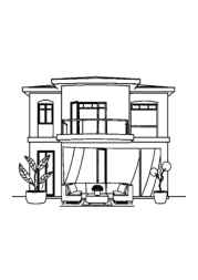 Apartments Coloring Book 9FE90862 (12 Coloring Pages)