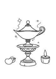 Arabian Culture Coloring Book B75E54E4 (12 Coloring Pages)